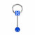 Blue Dice Tongue Barbells Piercings
