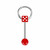 Red Dice Tongue Barbells Piercings