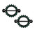 Emerald CZ Nipple Barbells Shield Piercings