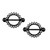 Clear CZ Nipple Barbells Shield Piercings
