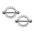 Clear CZ Nipple Barbells Piercings