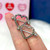 14G Heart VM CZ Shield Nipple Barbells Rings Piercing Jewelry