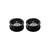 22mm PVD Black Spider Ear Gauges
