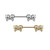 Ribbon CZ Nipple Barbells Rings