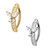 CZ Butterfly Hinged Belly Button Rings