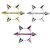 PVD Spike Nipple Ring Shield Piercings