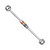 Surgical Steel Rainbow Striped Industrial Barbell