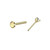 14K Gold Diamond Labret Studs