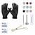 Titanium Threadless Bezel Set CZ Flat Back Labret Studs