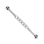 Surgical Steel Chain Link Industrial Barbells