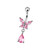 Surgical Steel Butterfly Dangle Pink CZ Belly Ring