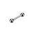 4G Large Gauge Straight Barbell Piercing