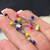 Matte Ball Snake Eye Curved Barbell