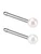 Coating Ball Pearl Nose Bone Stud Piercing
