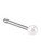White Ball Pearl Nose Bone Stud