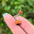 14G Colorful Striped Acrylic Ball Belly Ring Piercing Navel Jewelry 11mm