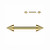 PVD Gold Spike Straight Barbell Piercing