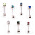 Barbell Cartilage Tragus Earring with Jewel