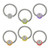 Ball CZ Captive Bead Ring
