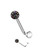 Virtail Medium Florida Ball L Bent Christina Piercing Jewelry