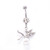 Fairy Design Dangle 14ga Belly Button Ring - Out of Stock