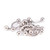 Pack of 10 Belly Button Rings 14g with Clear Cubic Zirconia