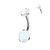 White Opal Belly Rings Piercings