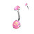 Pink Opal Belly Rings Piercings