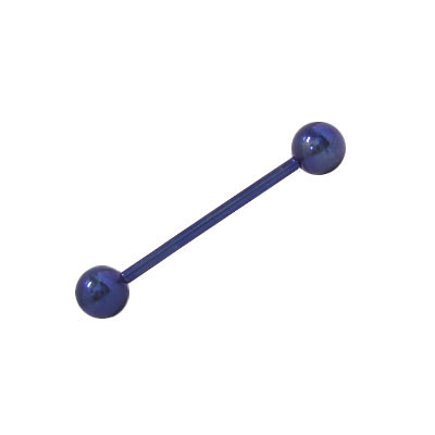 St. Louis Blues NHL 3D Tongue Ring – Titanium Logo Barbell