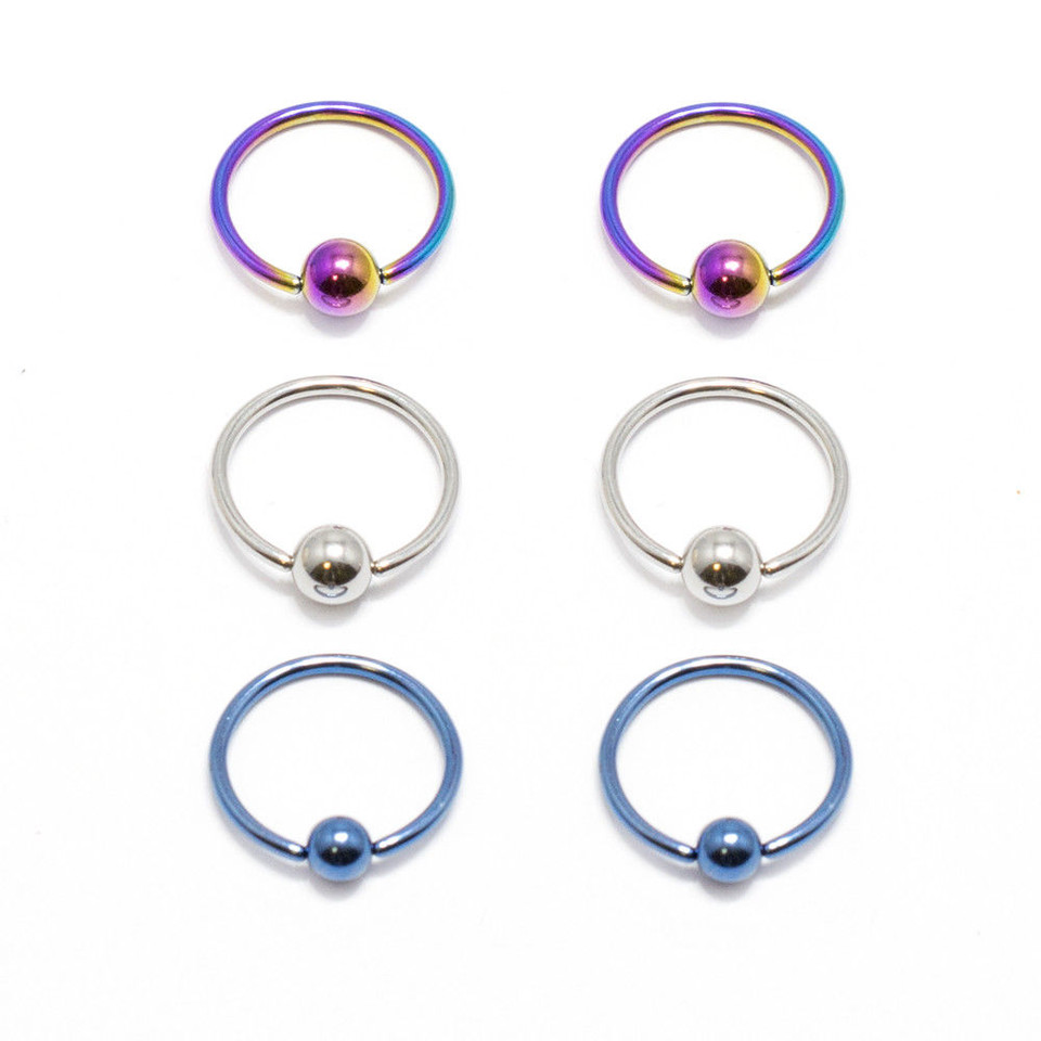 アクセサリー Captive bead ring ear cuff JLS-09-10 Captive bead ring ear cuff