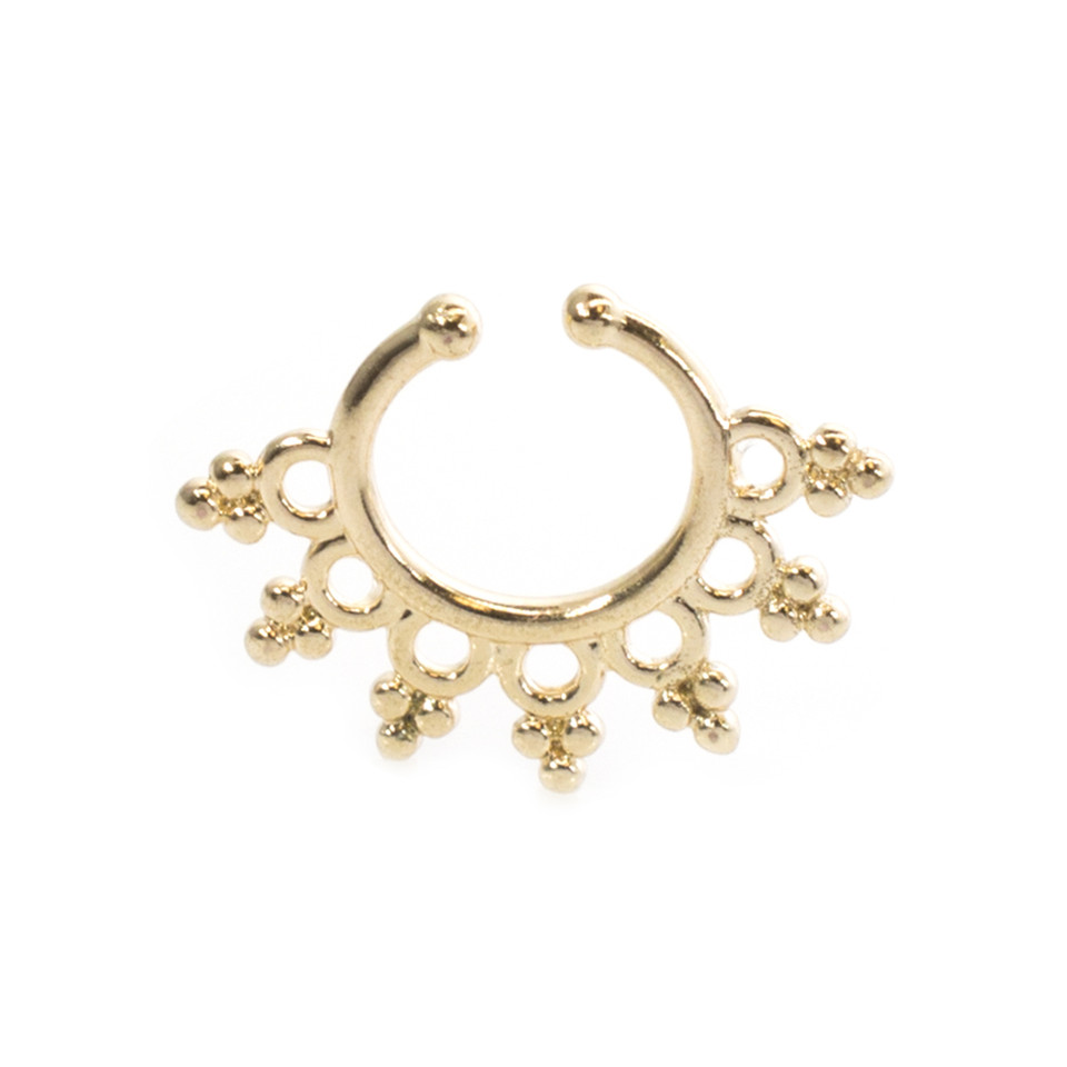 Faux NonPiercing Septum Ring 316L Surgical Steel VarietySold Each