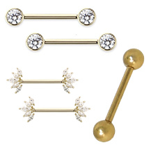 Gold Body Jewelry  14K Gold Body Piercing Jewelry – tagged  Material_Pearl – OUFER BODY JEWELRY