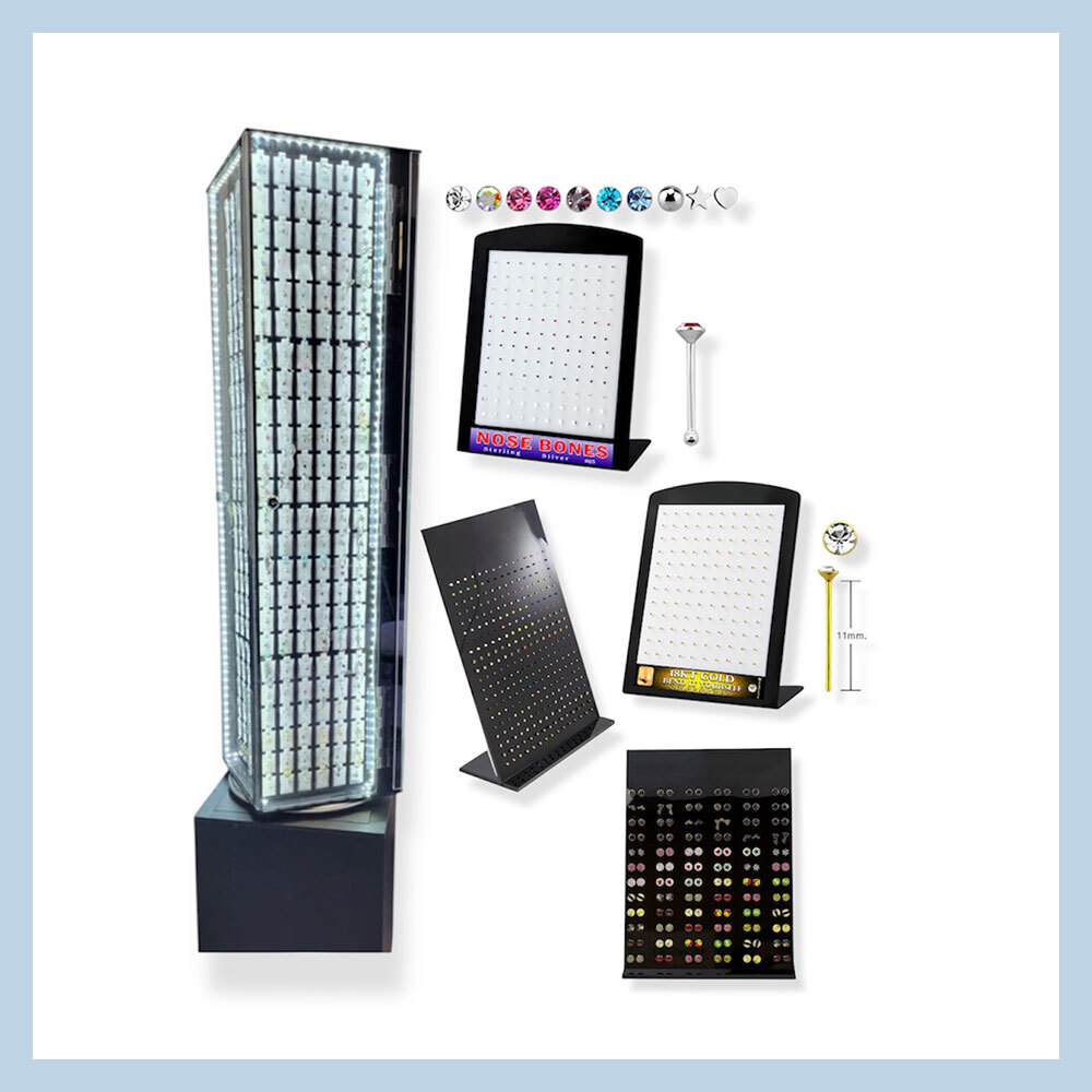 Body Jewelry Display Case