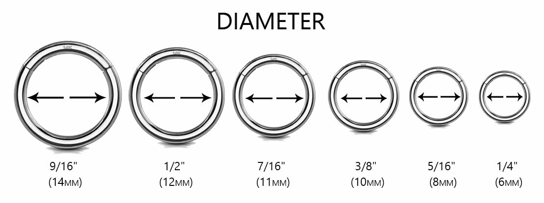 Determine the Size of Your Nose Ring