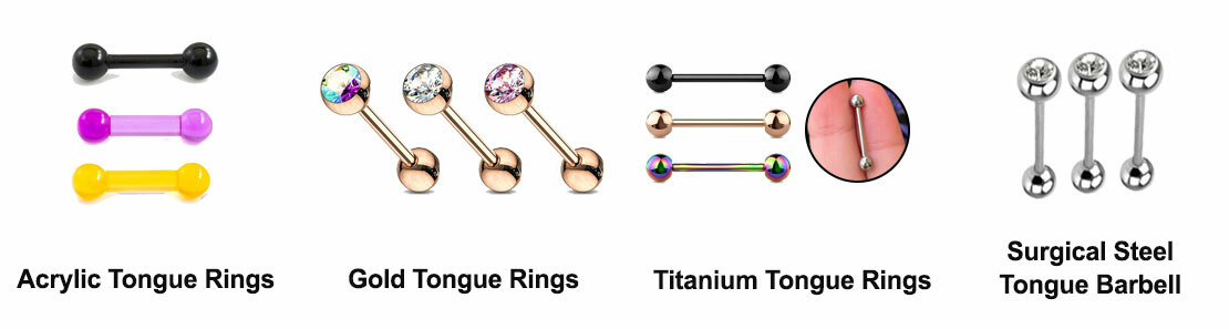 Suitable Tongue Rings Jewelry