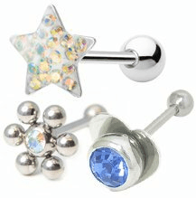 Gems Tongue Rings