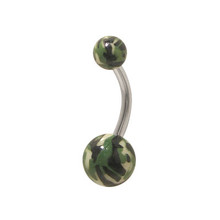 Camo shop belly rings