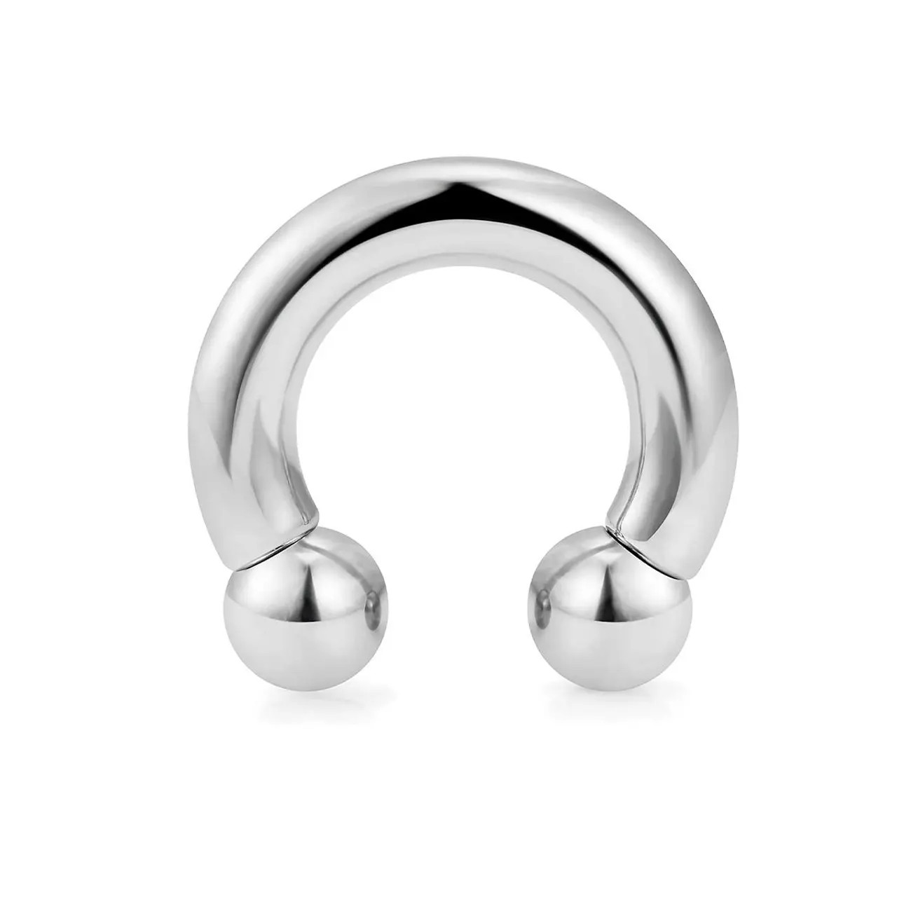 G23 Implant Grade Titanium 00G 0G 2G PA Rings Horseshoe Circular Barbell Septum Piercing Jewelry