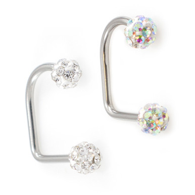 Ferido Ball Lippy Loop Labret Lip Piercings 16G 10mm