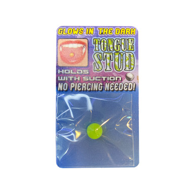 Glow Acrylic Faux Tongue Stud Rings
