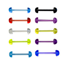 mens sexy santa union suit Snake Eyes Curved Barbell Tongue Ring 16G