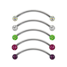 vibrating tongue ring for snake eyes OTVIAP Vibrating Stainless Steel Tongue Ring Stud Barbell, Body Piercing  Jewelry, Silicone Head, Includes Batteries main image 0