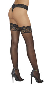Thigh High - One Size - Black M919-DG-0005BLKOS Thigh High - One Size - Black M919-DG-0005BLKOS
