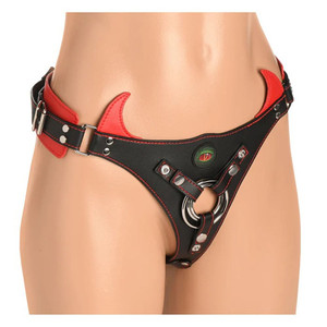 Horny Devil Strap-on Harness Red M919-CC-AH549-RED Horny Devil Strap-on Harness Red M919-CC-AH549-RED