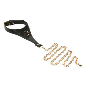 Captivate Collar With Body Chain - Black M919-MS-AH671-BLK Captivate Collar With Body Chain - Black M919-MS-AH671-BLK