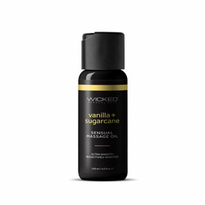 Vanilla + Sugercane Massage Oil 4oz M919-WS-90994 Vanilla + Sugercane Massage Oil 4oz M919-WS-90994
