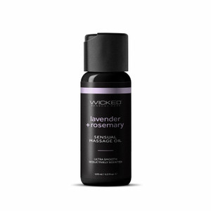 Lavender + Rosemary Massage Oil 4oz M919-WS-90984 Lavender + Rosemary Massage Oil 4oz M919-WS-90984