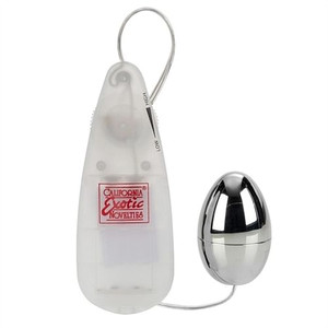 Pocket Exotics Vibrating Egg - Silver M919-SE1103052 Pocket Exotics Vibrating Egg - Silver M919-SE1103052