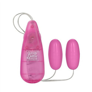 Pocket Exotics Vibrating Double Pink Passion Bullets - Pink M919-SE1104042 Pocket Exotics Vibrating Double Pink Passion Bullets - Pink M919-SE1104042