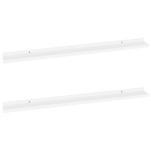  Wall Shelves 2 pcs White 39.4"x3.5"x1.2 A949-326658